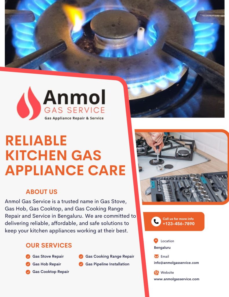Gas Stove, Gas Hob, Gas Cooktop, Gas Cooking Range Repair and Service in Bengaluru